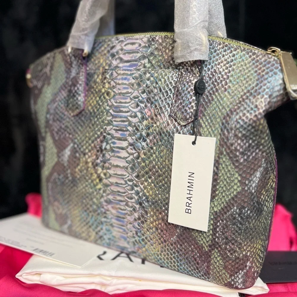 💜BRAHMIN “Moonstone Seville” DUXBURY Satchel💜NWT